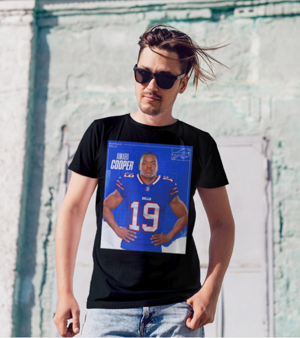 Amari Cooper Buffalo Bills NFL Football Player Card T-Shirt