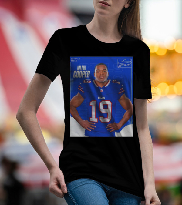 Amari Cooper Buffalo Bills NFL Football Player Card T-Shirt