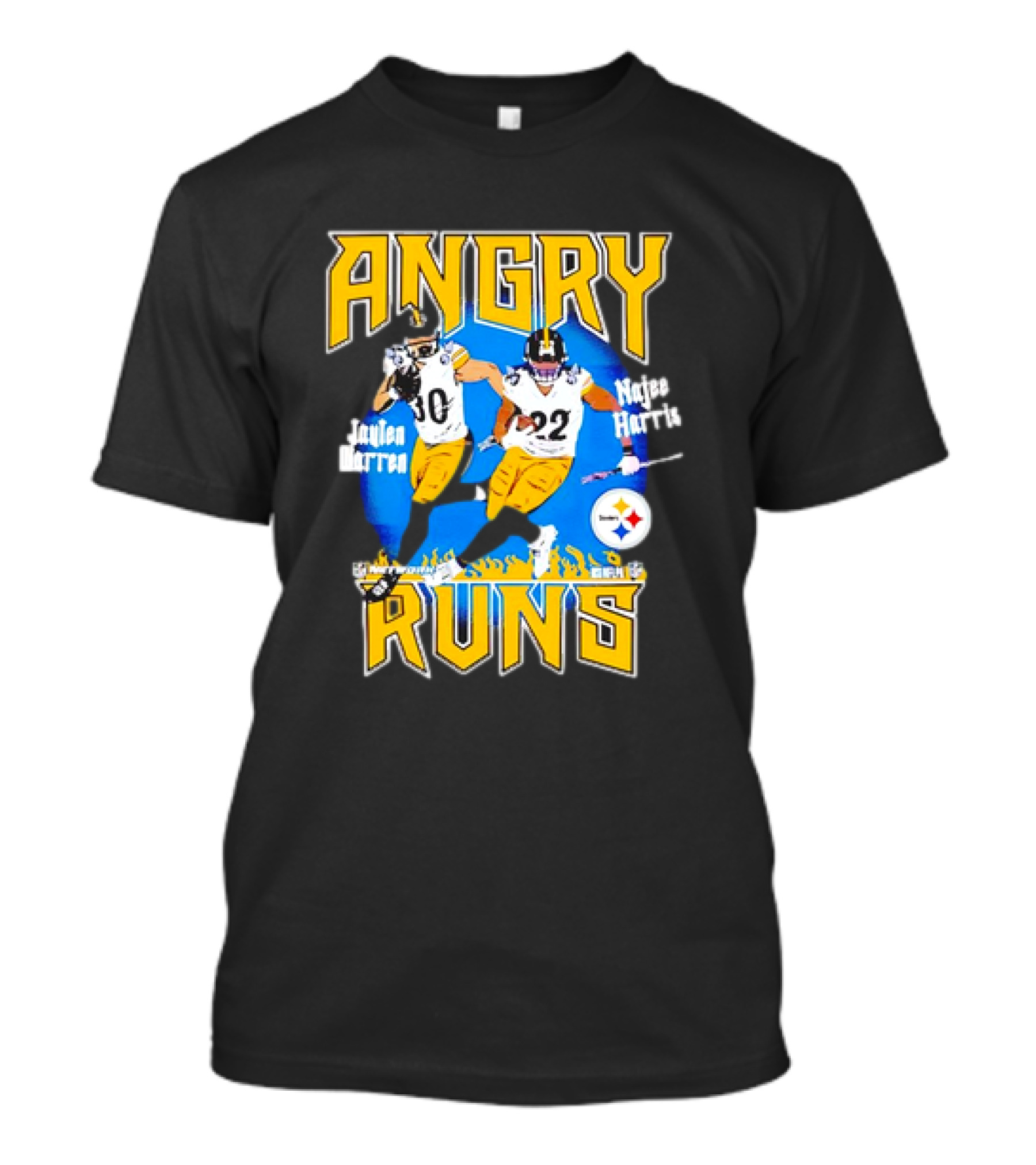 Angry Runs Najee Harris Jaylen Warren Steelers Football T-Shirt