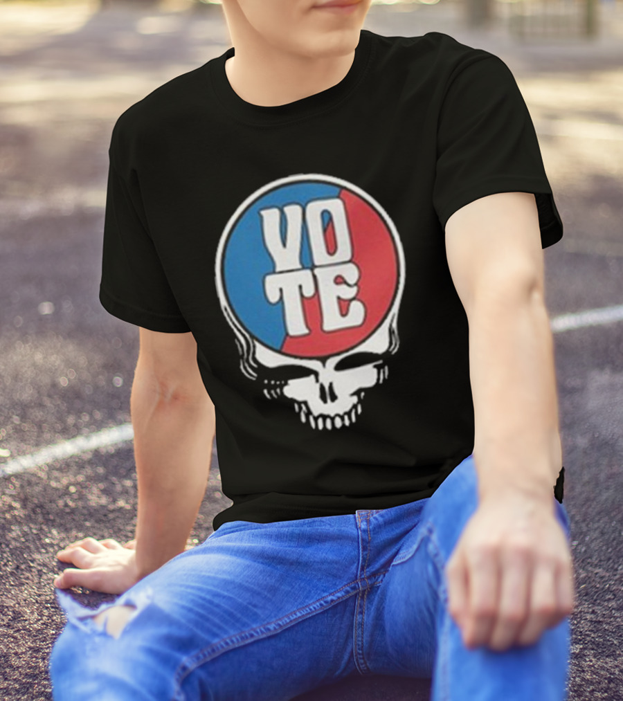 Grateful Dead SYF Steal Your Face Vote Campaign T-Shirt