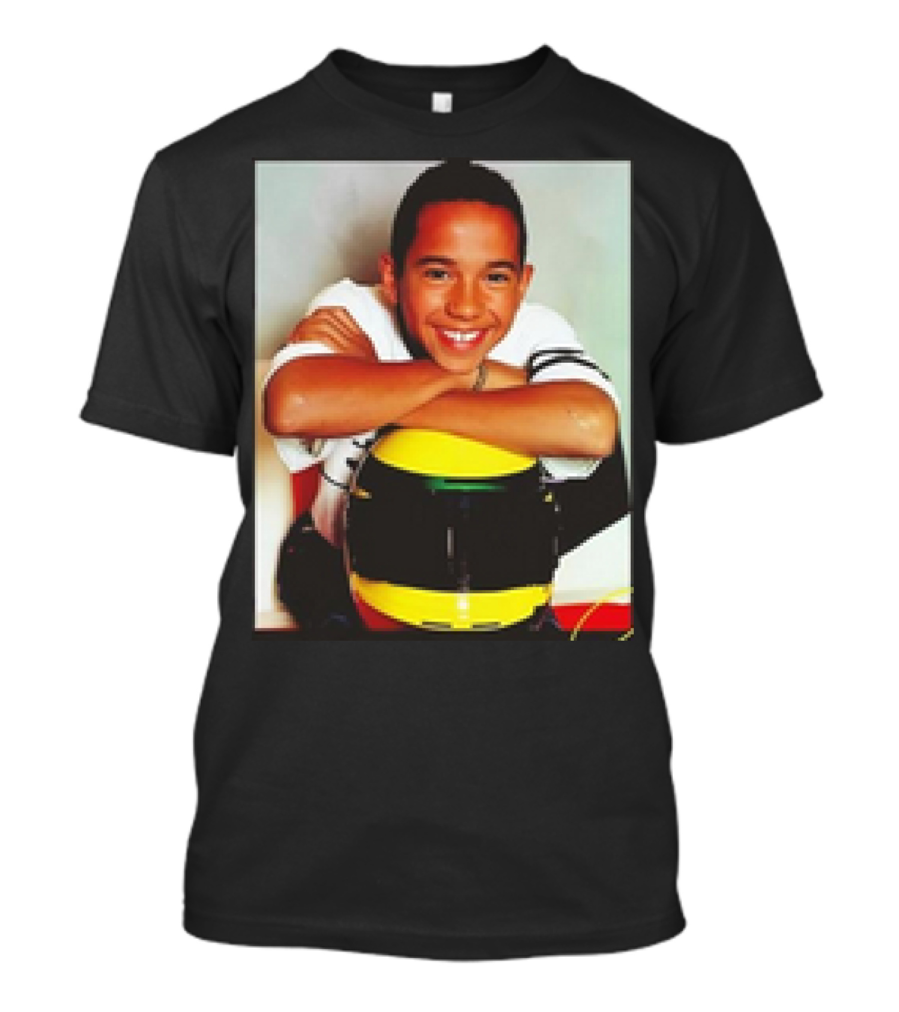 Hamilton Young With Racing Helmet T-Shirt