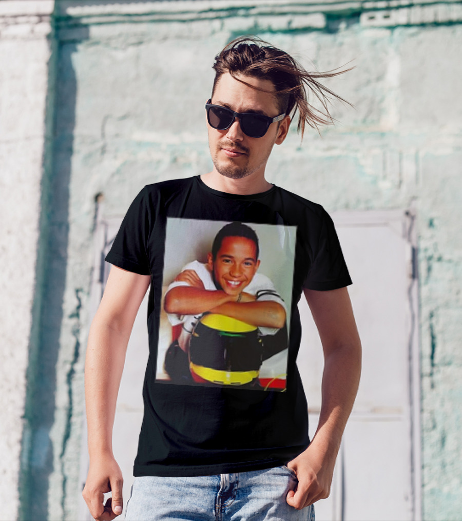 Hamilton Young With Racing Helmet T-Shirt
