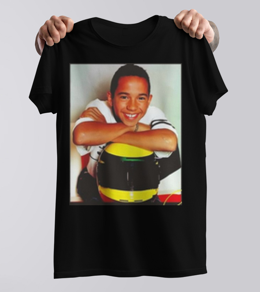Hamilton Young With Racing Helmet T-Shirt