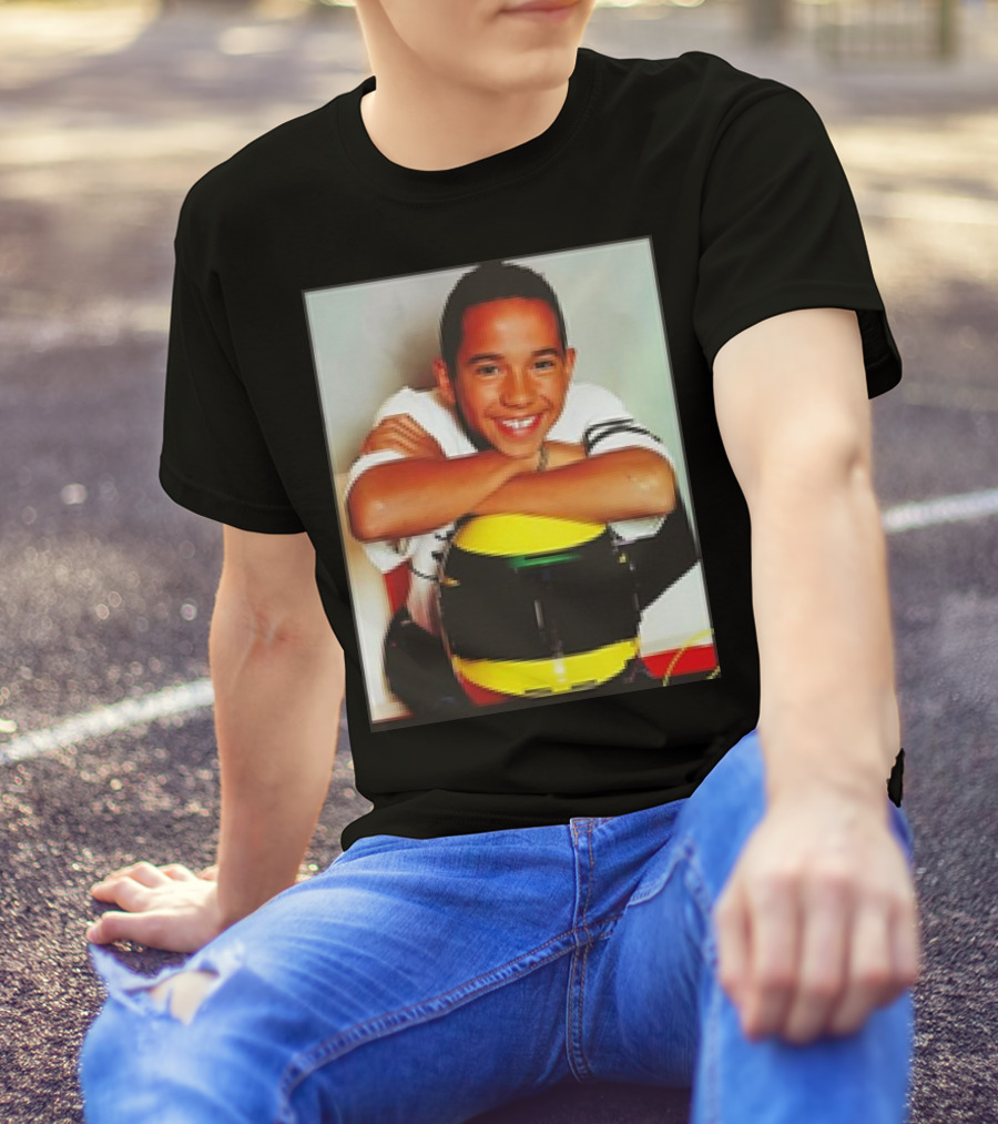 Hamilton Young With Racing Helmet T-Shirt