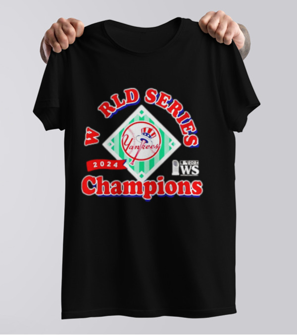 New York Yankees 2024 World Series Champions Logotype T-Shirt