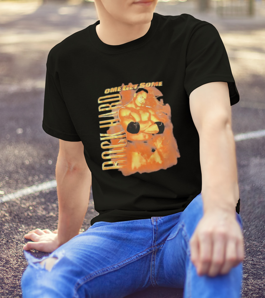 Rock Hard Come Get Some Vintage Wrestling T-Shirt