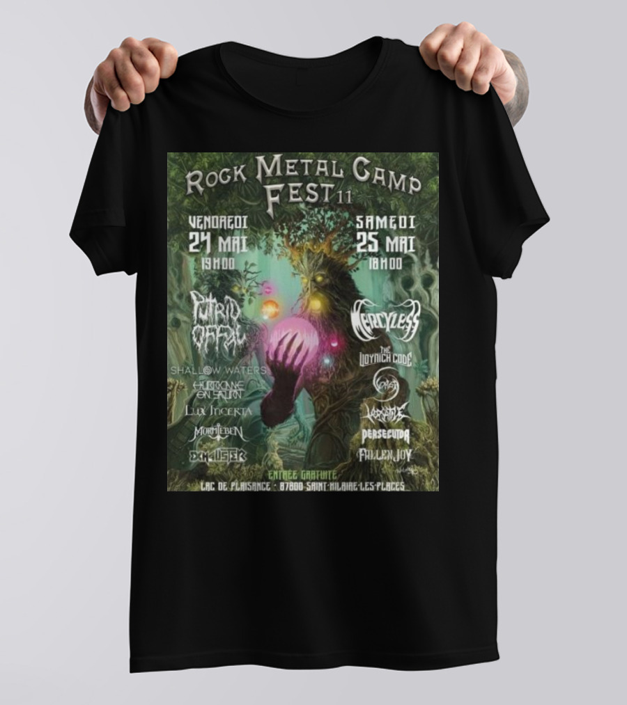 Rock Metal Camp Fest 11 Shallow Waters Mercyless T-Shirt
