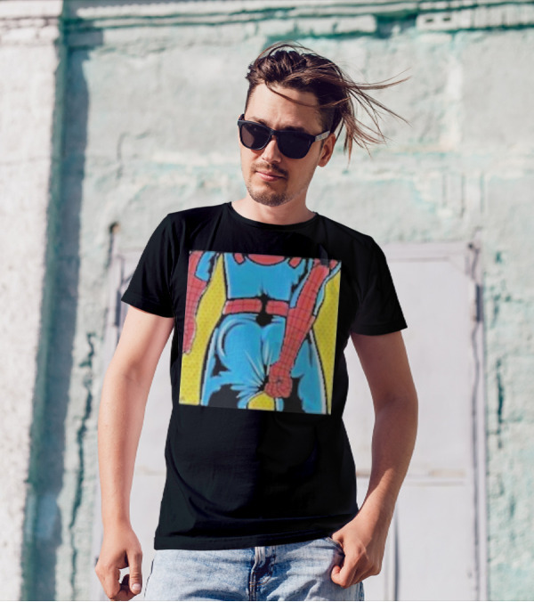 Spider-Man Suit Tightness Issue Visual Pop T-Shirt