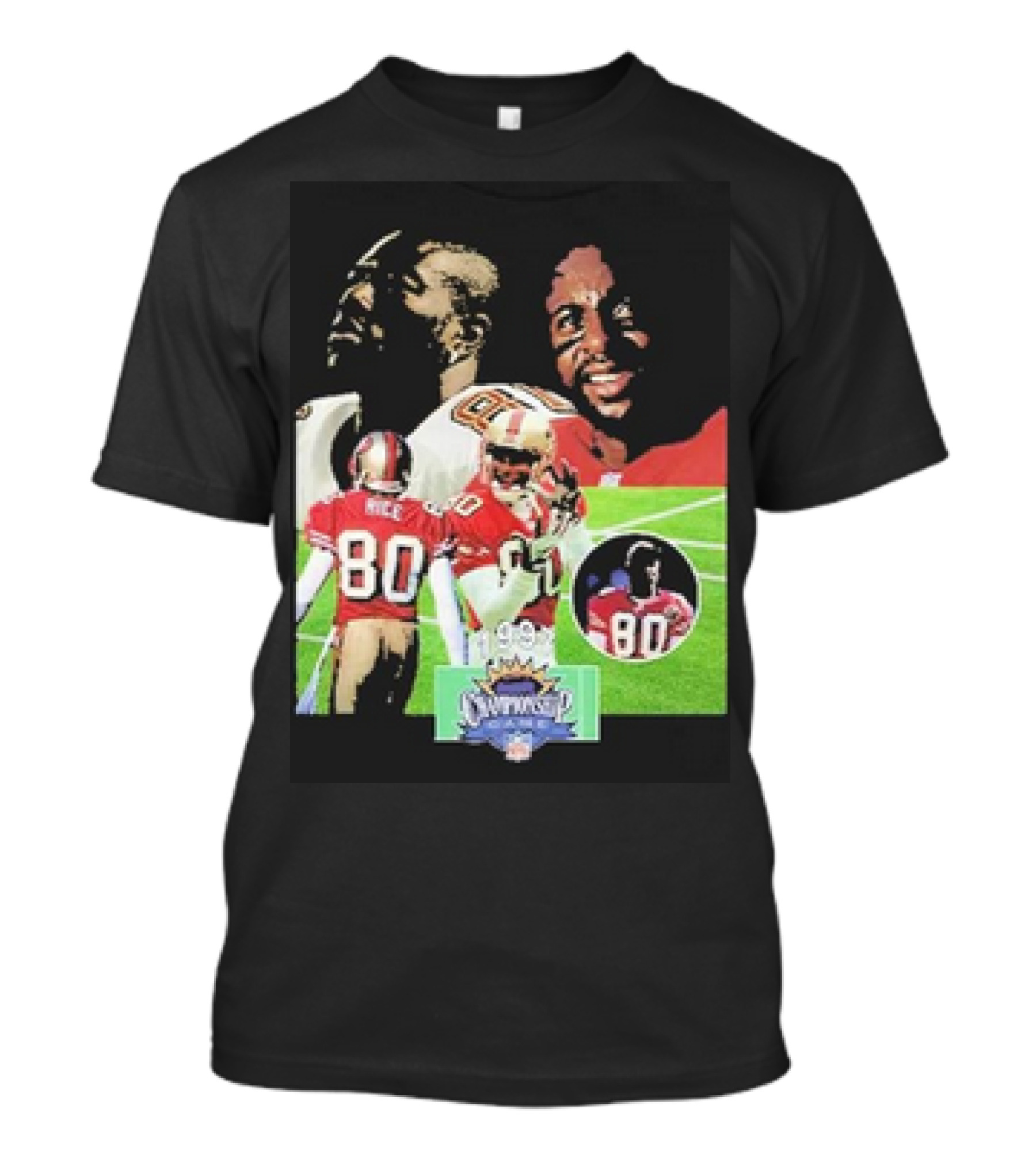 Terrell Owens And Jerry Rice 80s 49ers 1994 Throwback NFL Champions T-Shirt