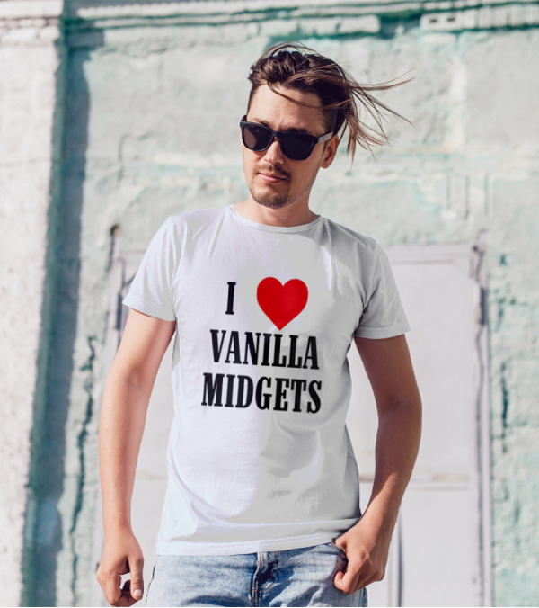 I Heart Vanilla Midgets Fun T-Shirt