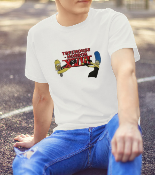 Treehouse Of Horror XVIII The Simpsons Homer Marge Babbitt Revived T-Shirt