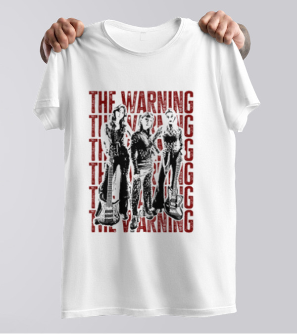 The Warning 2024 Rock Band Stacked T-Shirt