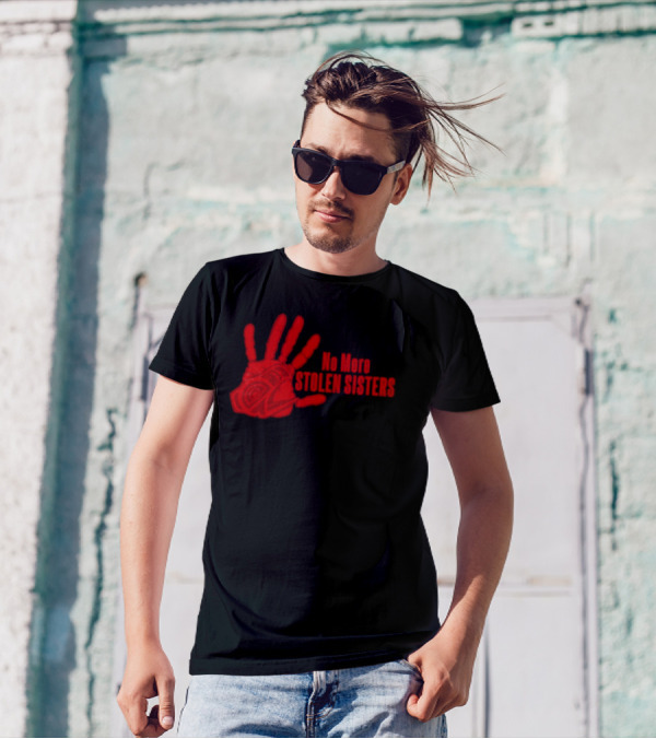 No More Stolen Sisters Red Blood Hand T-Shirt