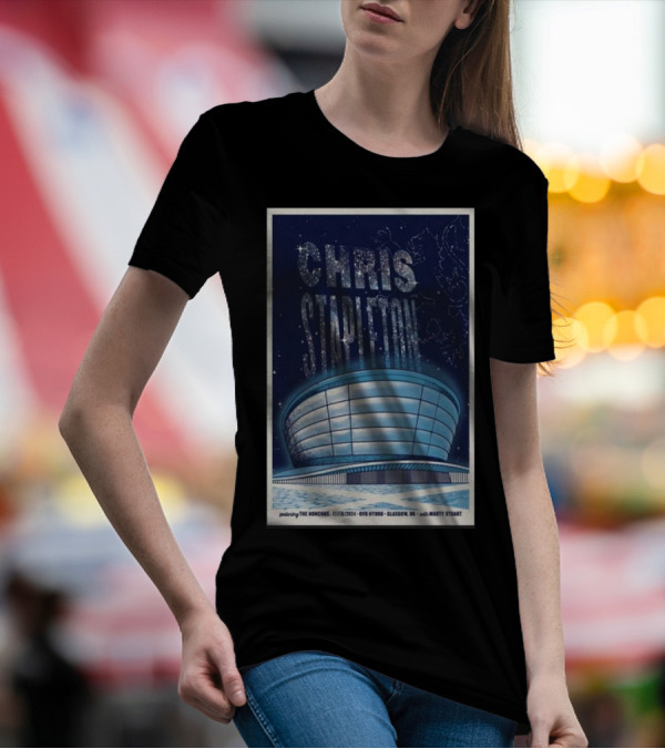 Chris Stapleton Featuring The Honchos Marty Stuart 17 10 2024 OVO Hydro Glasgow UK Concert T-Shirt