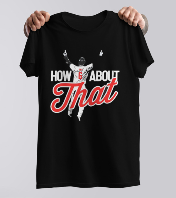 David Fry Cleveland Guardians Number 6 How About That T-Shirt