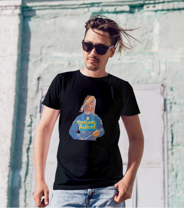 Defunk The Police Vintage Funk Style Officer T-Shirt