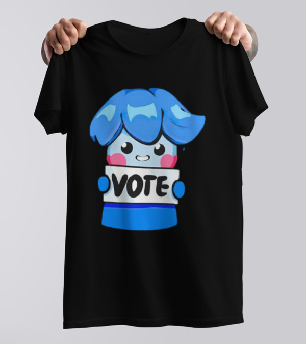 Destiny X Progressive Victory Mascot Holding Vote Sign Ohio T-Shirt