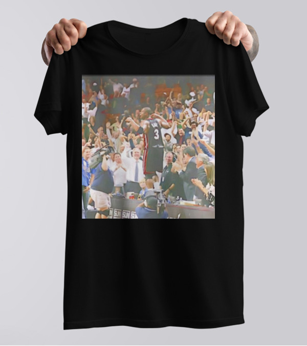 Miami Heat Court Culture Dwyane Wade Iconic Moments T-Shirt