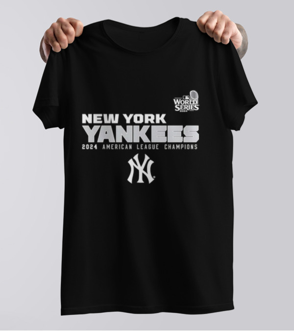 New York Yankees 2024 American League Champions World Series T-Shirt