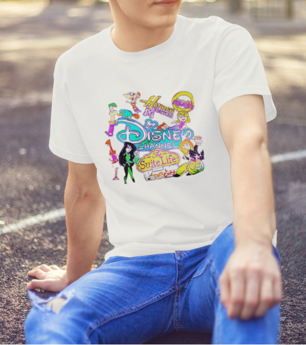 Disney Channel The Suite Life That’s So Raven Hannah Montana Kim Possible Phineas And Ferb T-Shirt