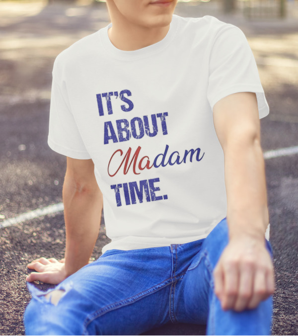 It’s About Madam Time Blue Red Vintage T-Shirt