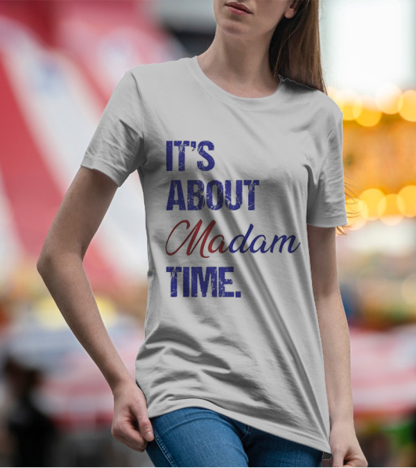 It’s About Madam Time Blue Red Vintage T-Shirt