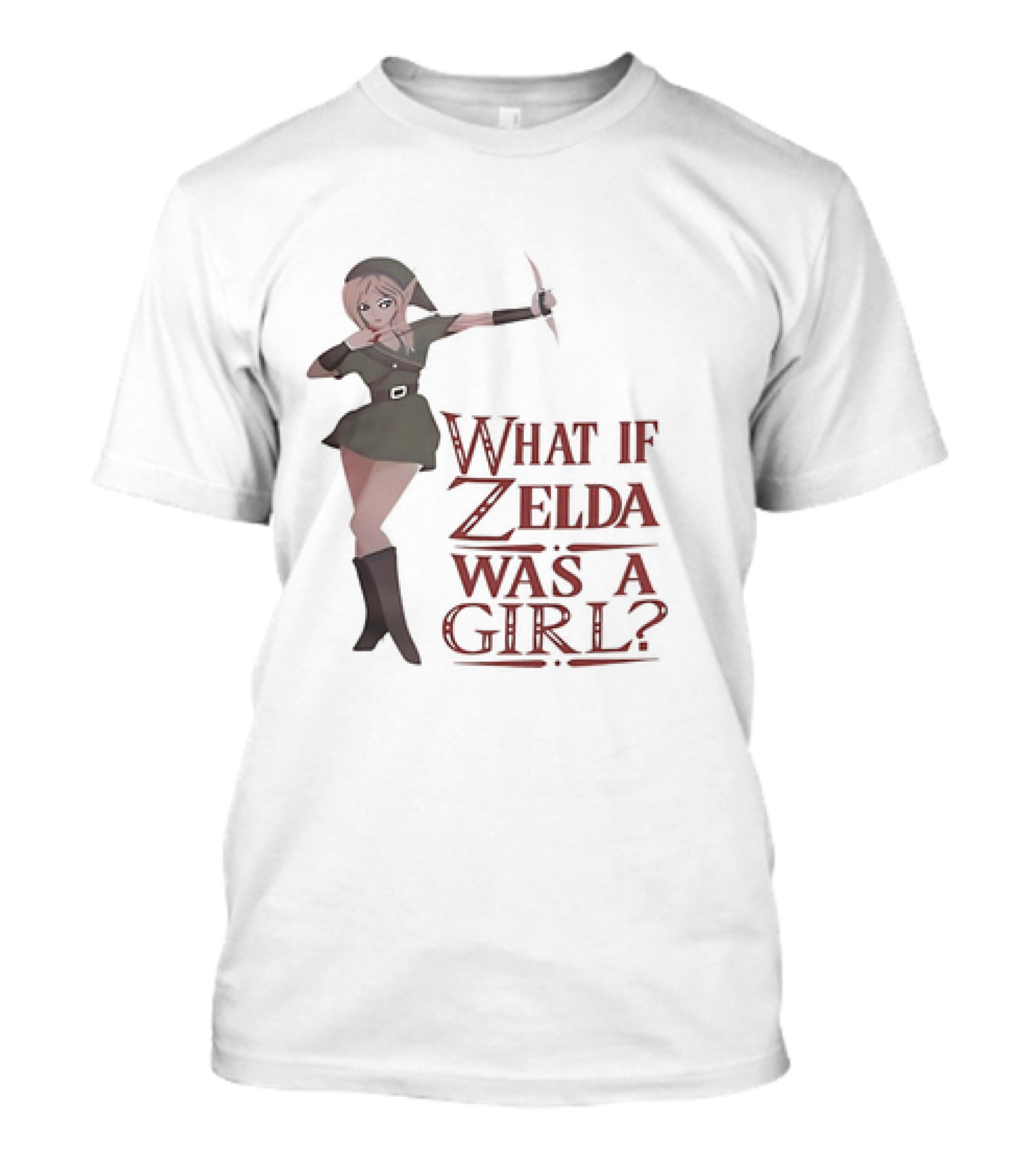 Josh Sawyer What If Zelda Was A Girl? T-Shirt