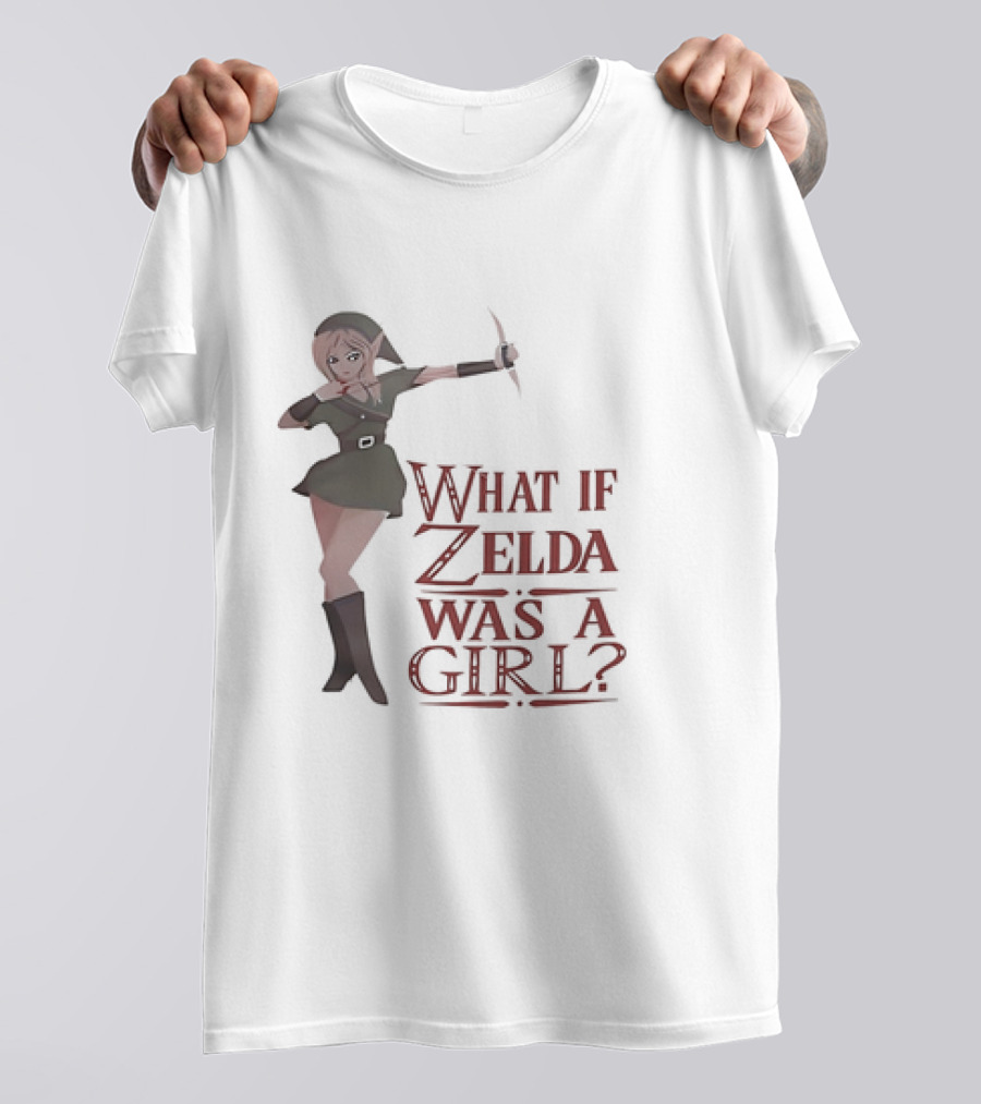 Josh Sawyer What If Zelda Was A Girl? T-Shirt