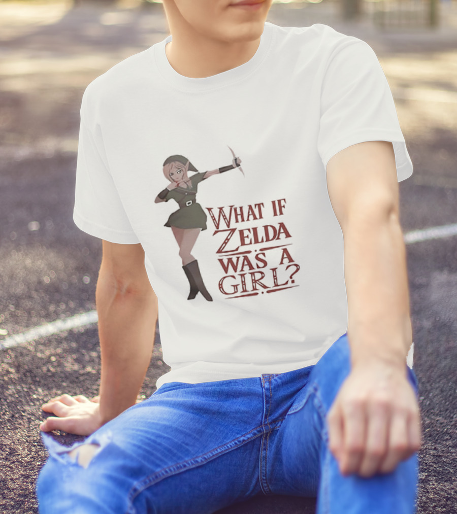 Josh Sawyer What If Zelda Was A Girl? T-Shirt