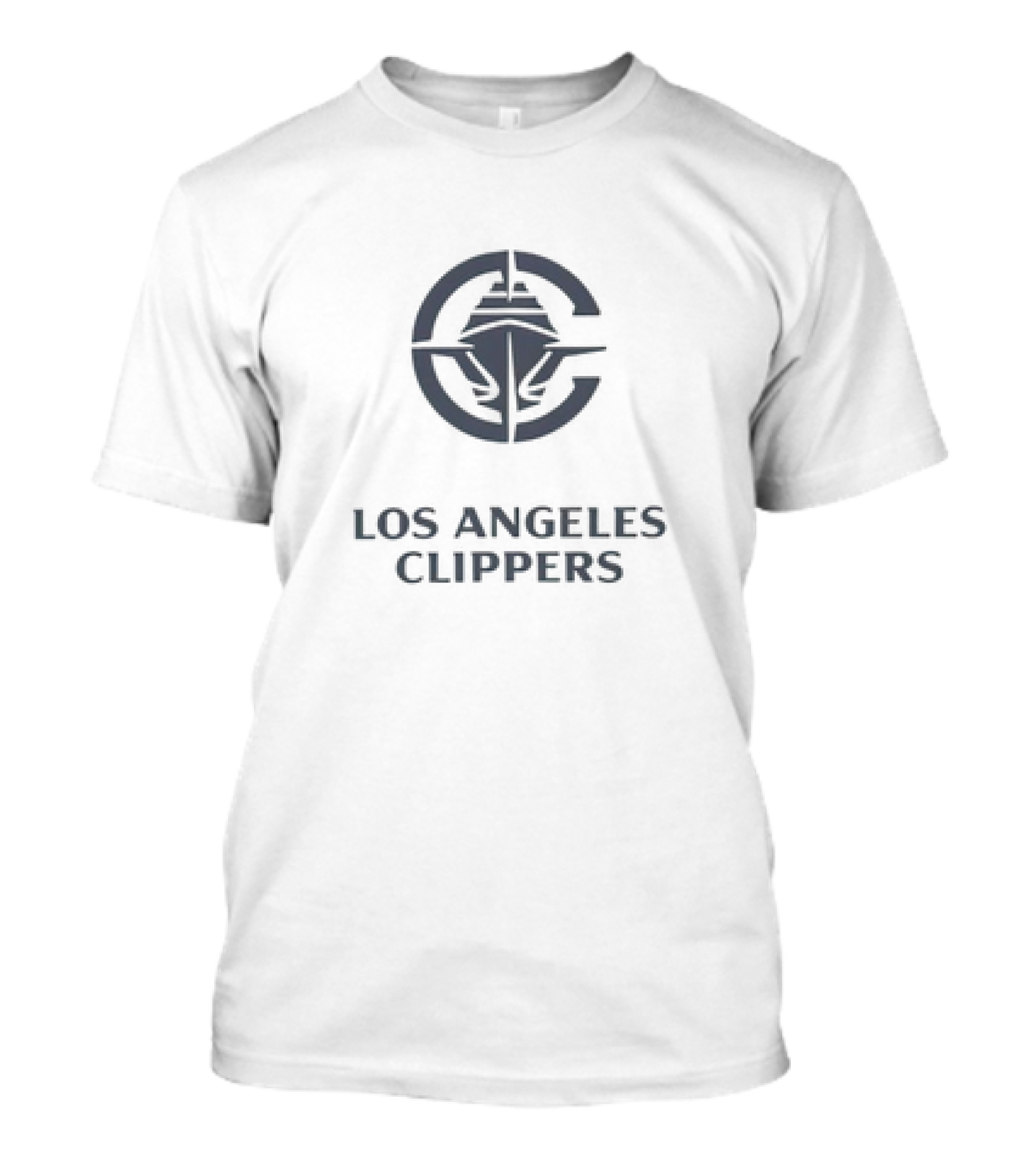Los Angeles Clippers New Logo Bold Emblem Icon With Nautical T-Shirt