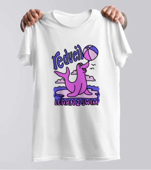 On Tour Dis Spring Redveil Learn 2 Swim Seal Beach Ball T-Shirt