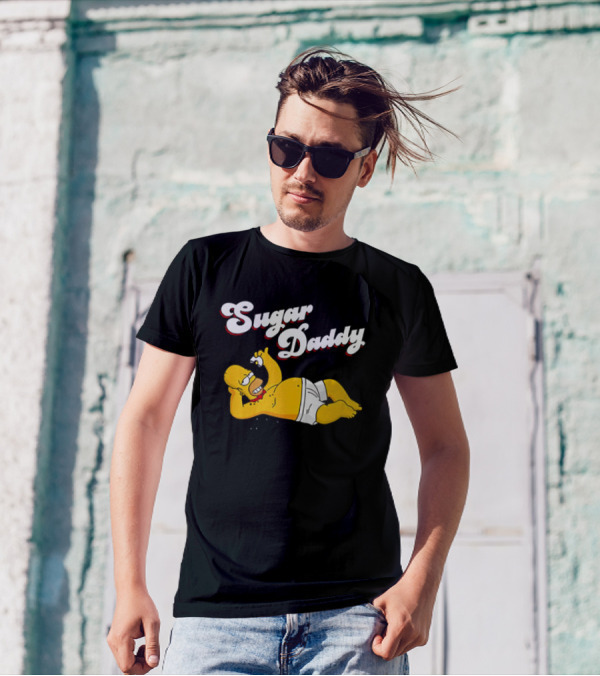Homer Simpson Sugar Daddy The Simpsons Iconic Pose T-Shirt