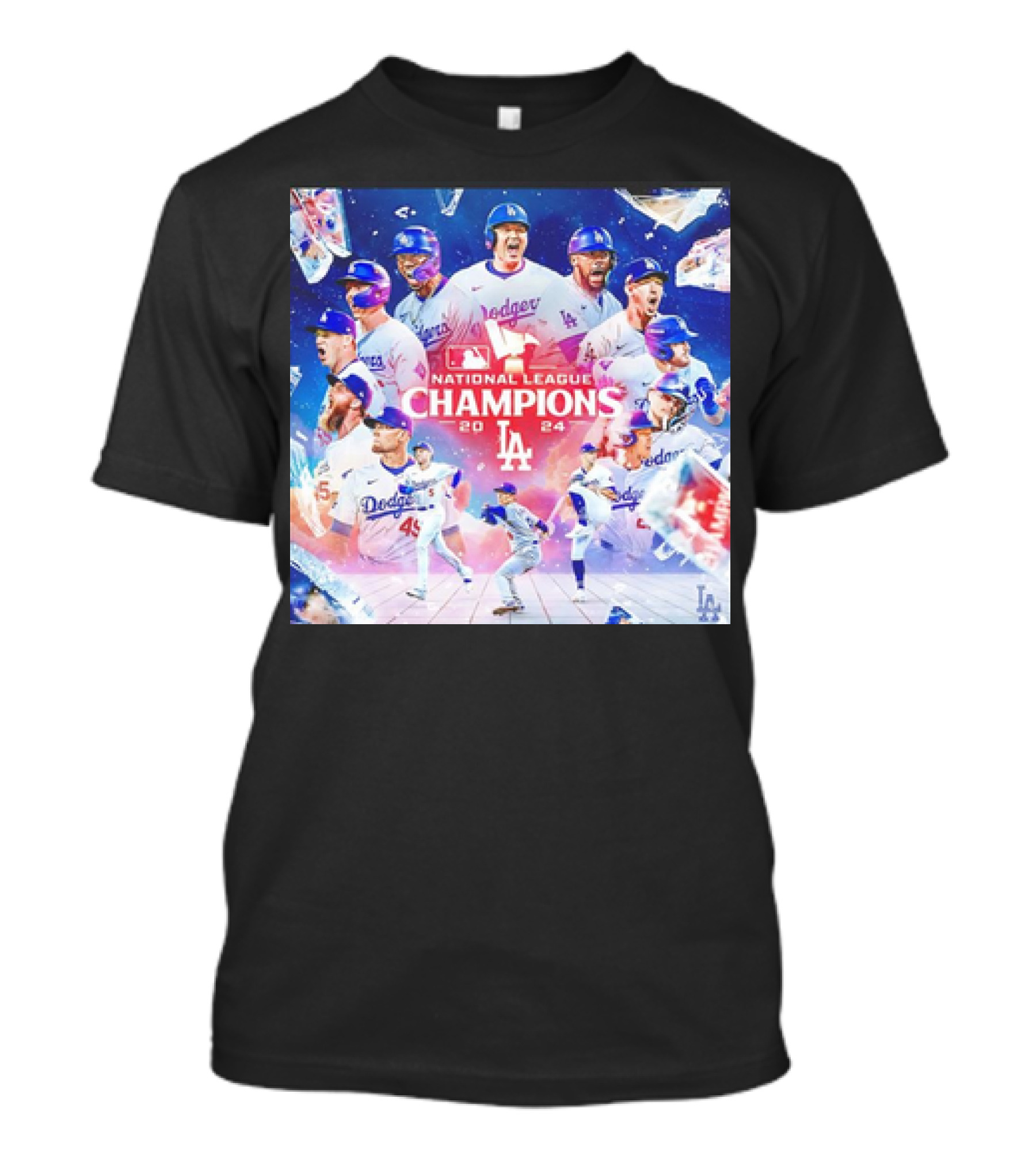 Los Angeles Dodgers 2024 National League Champions T-Shirt