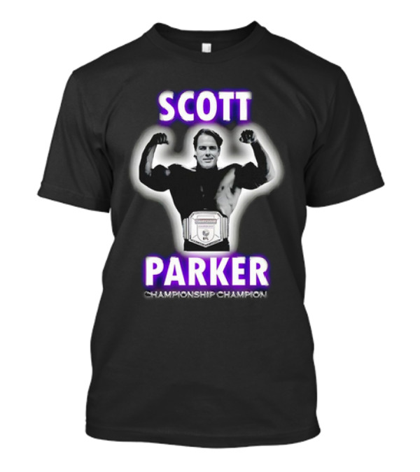 SCOTT PARKER Championship Champion Belt Pose T-Shirt