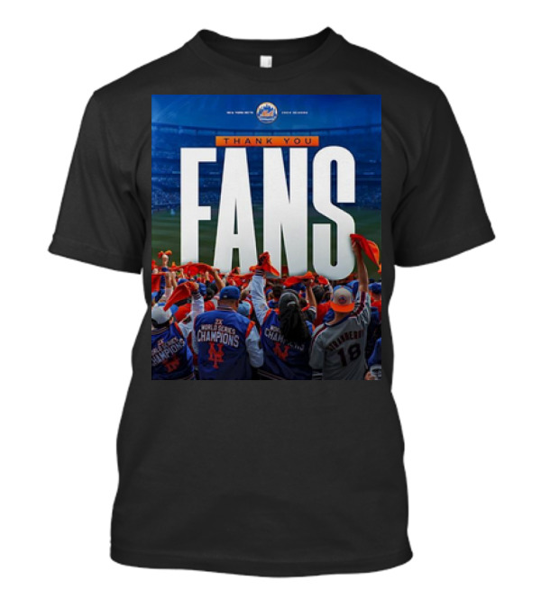 Thank You Mets Fans World Series Champions T-Shirt