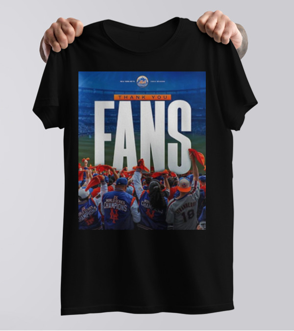 Thank You Mets Fans World Series Champions T-Shirt