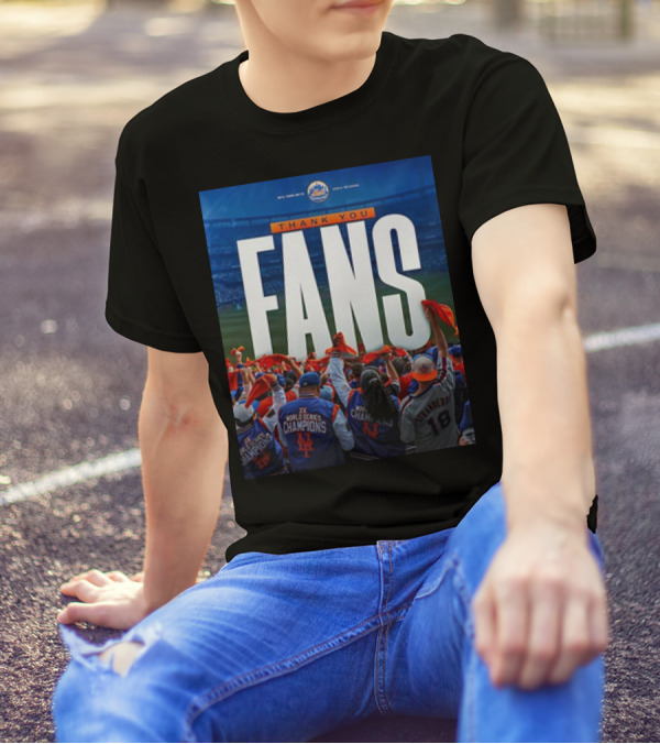 Thank You Mets Fans World Series Champions T-Shirt