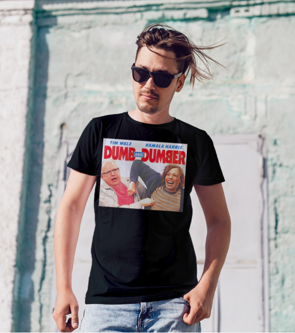 Tim Walz Kamala Harris Dumb And Dumber Cover T-Shirt