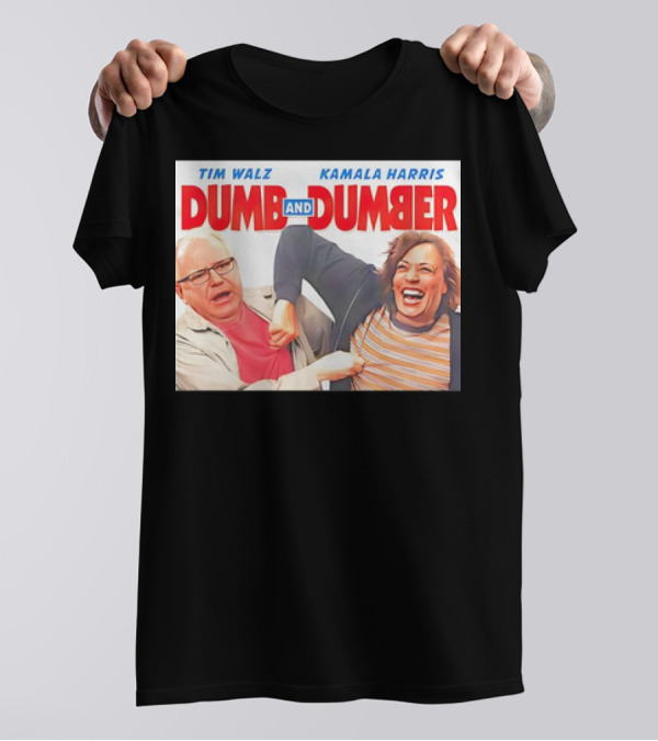 Tim Walz Kamala Harris Dumb And Dumber Cover T-Shirt