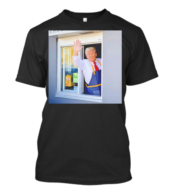 Trump At McDonald's Drive-Thru Window T-Shirt