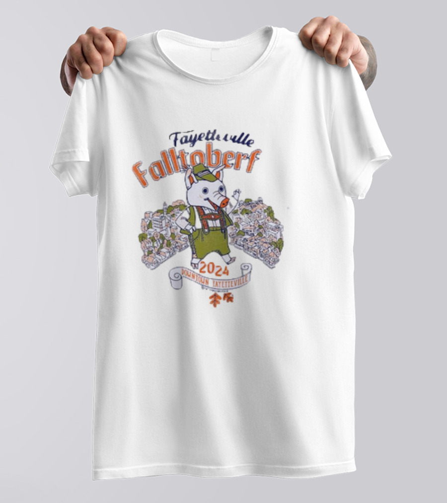 Fayetteville Falltober Fest 2024 Arkansas Razorbacks Downtown Festival T-Shirt