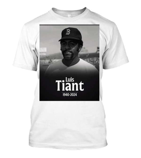Luis Tiant 1940-2024 Boston Baseball Memorial T-Shirt
