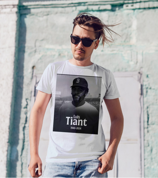 Luis Tiant 1940-2024 Boston Baseball Memorial T-Shirt