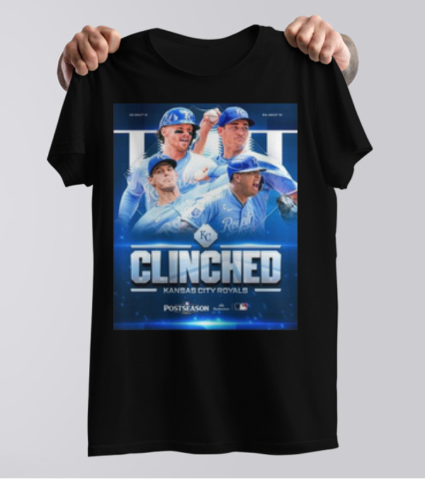 Kansas City Royals Clinched Postseason 2024 MLB Baseball T-Shirt