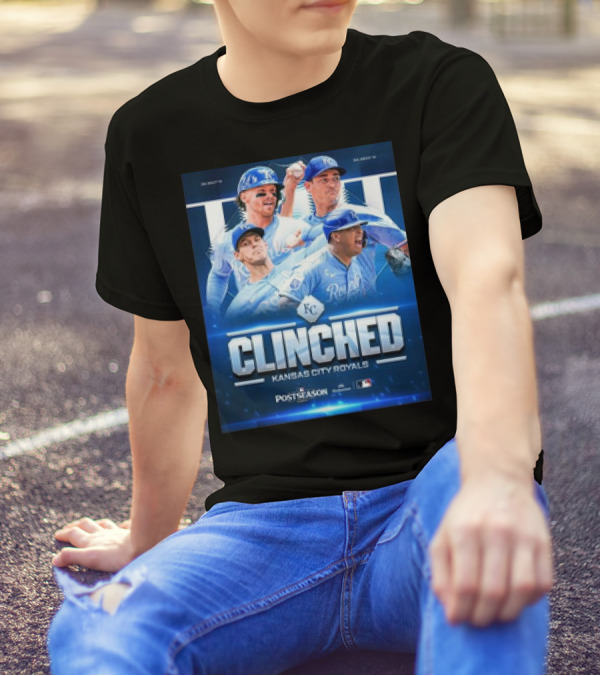Kansas City Royals Clinched Postseason 2024 MLB Baseball T-Shirt