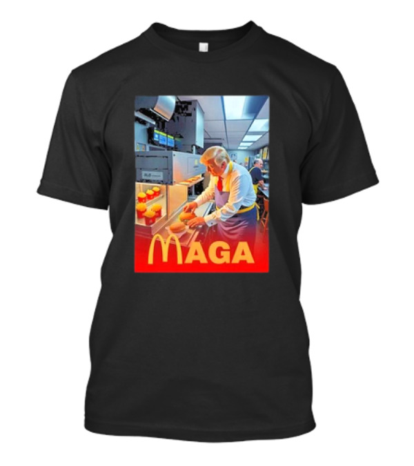 MAGA Trump McDonalds Fries Cooking Kitchen T-Shirt