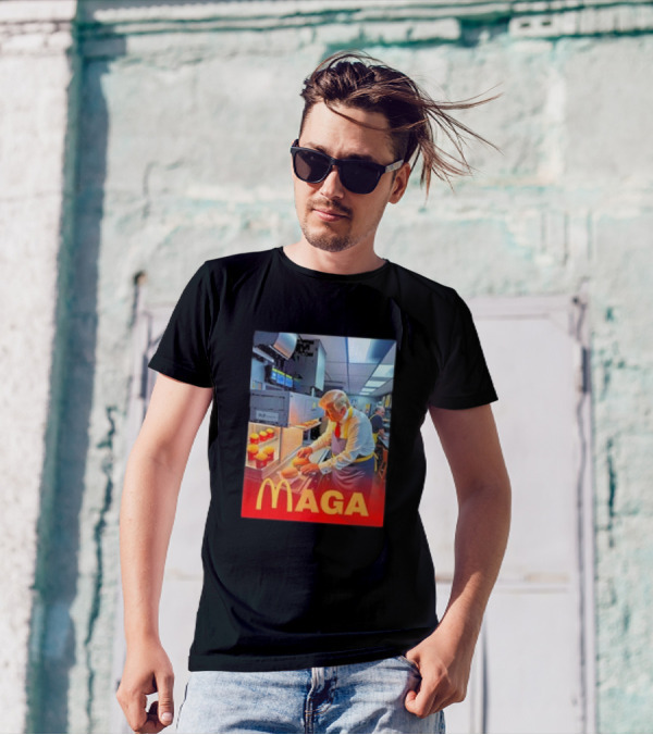 MAGA Trump McDonalds Fries Cooking Kitchen T-Shirt