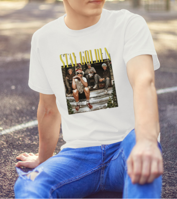 Golden Girls Stay Golden Christmas 2024 Comedy Classic Holiday Theme With Iconic Characters T-Shirt
