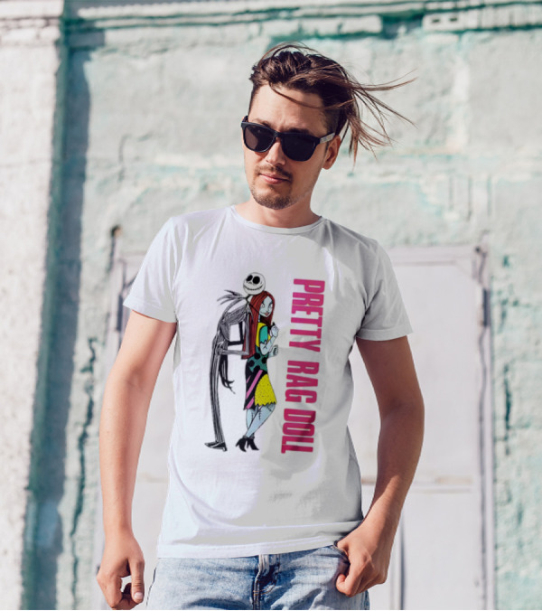 Jack And Sally Pretty Rag Doll Pretty Woman T-Shirt