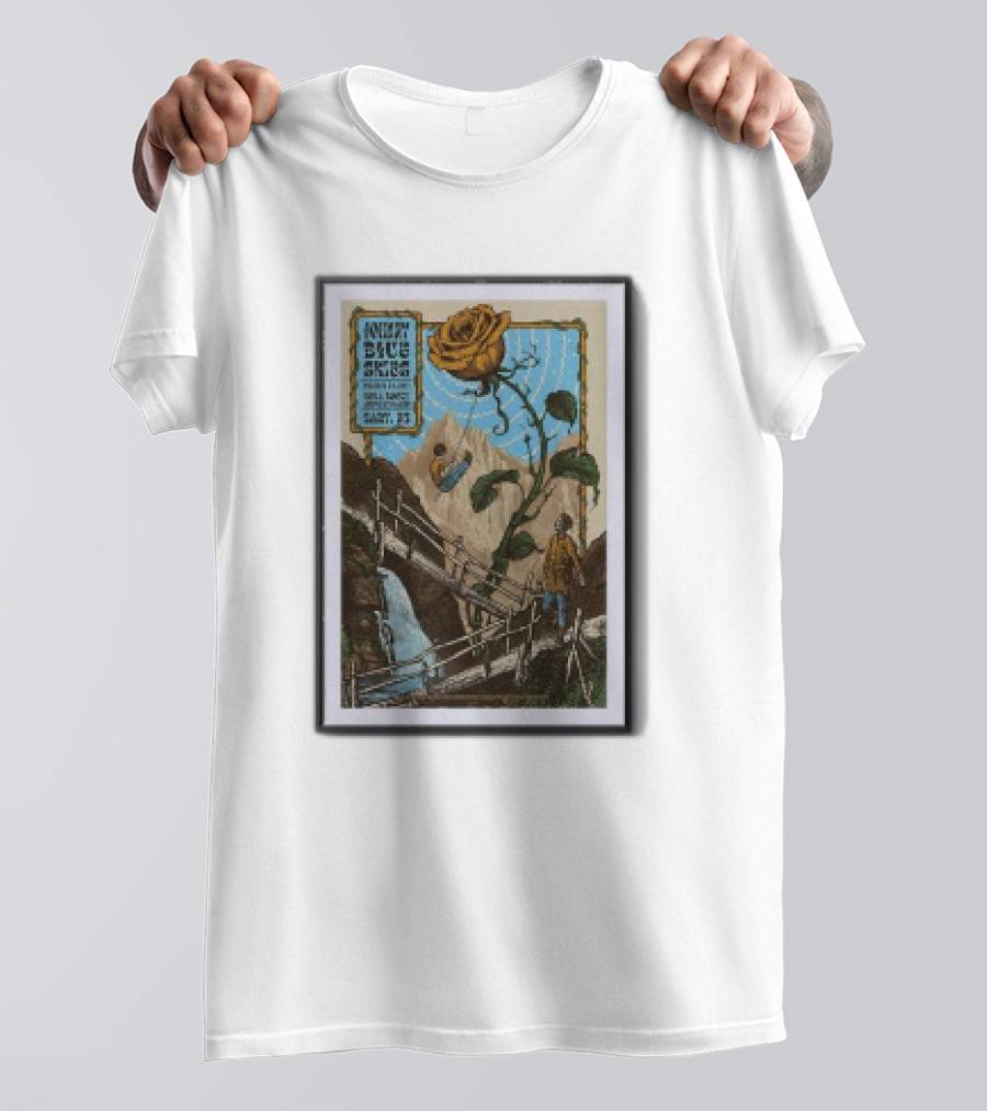 Johny Blues Skies October 22 2024 Koka Booth Amphitheatre Cary NG Rose Bridge Mountain Event T-Shirt